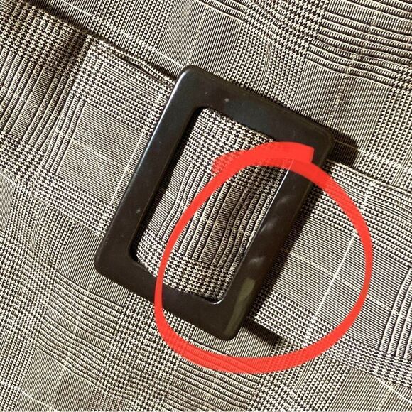 Michael Michael Kors Size 6 Brown Plaid Midi Dress - Picture 3 of 12